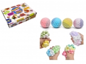 Gniotki winogrona mix w siatce rozm. 6cm 12szt.